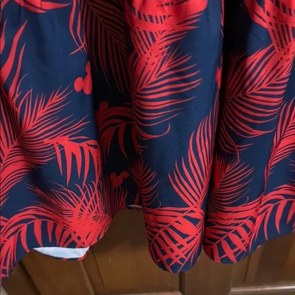 Disney Navy and Red Tropical Dress - Picture 8 of 14